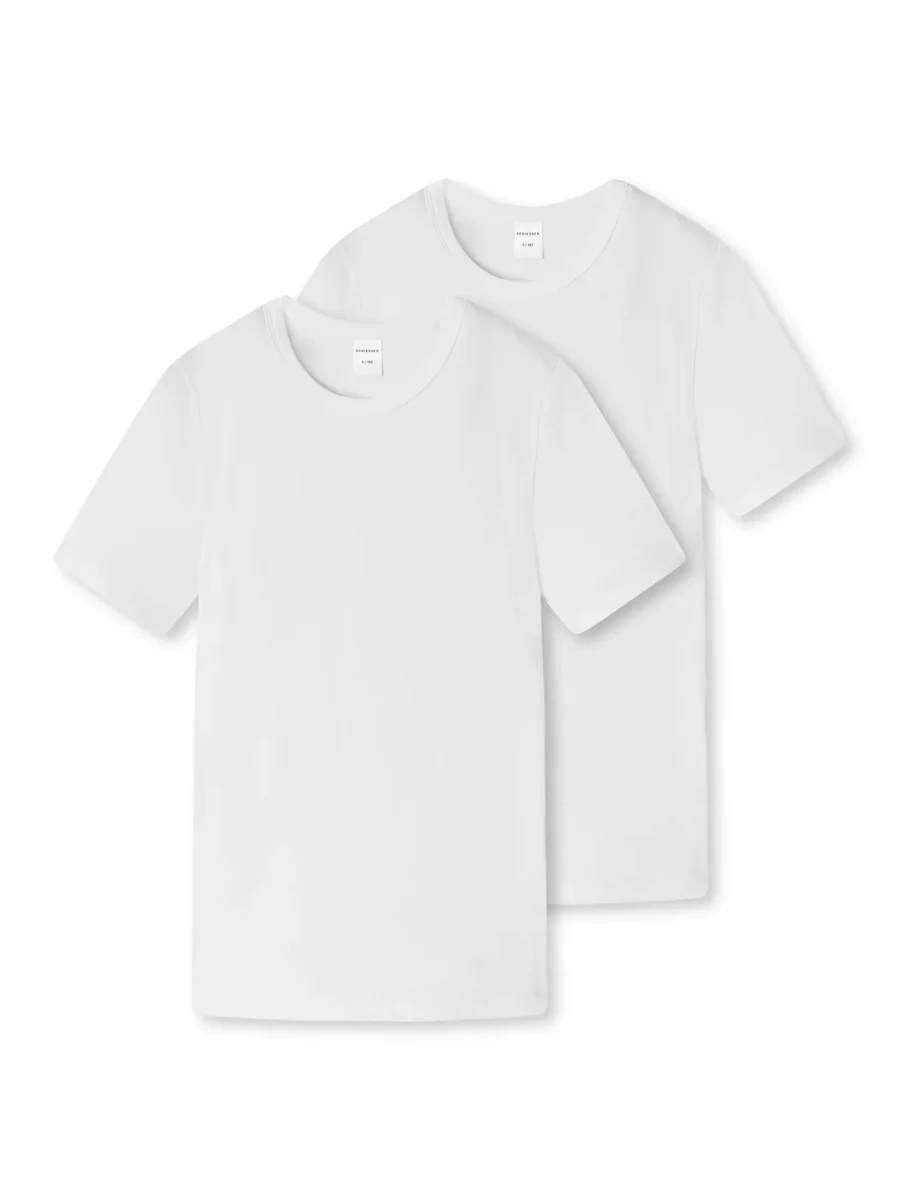 SCHIESSER Jungen T-Shirt Basic 2er Pack
